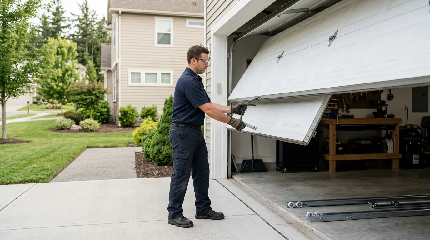 Repaired & tested - Chaska garage door service