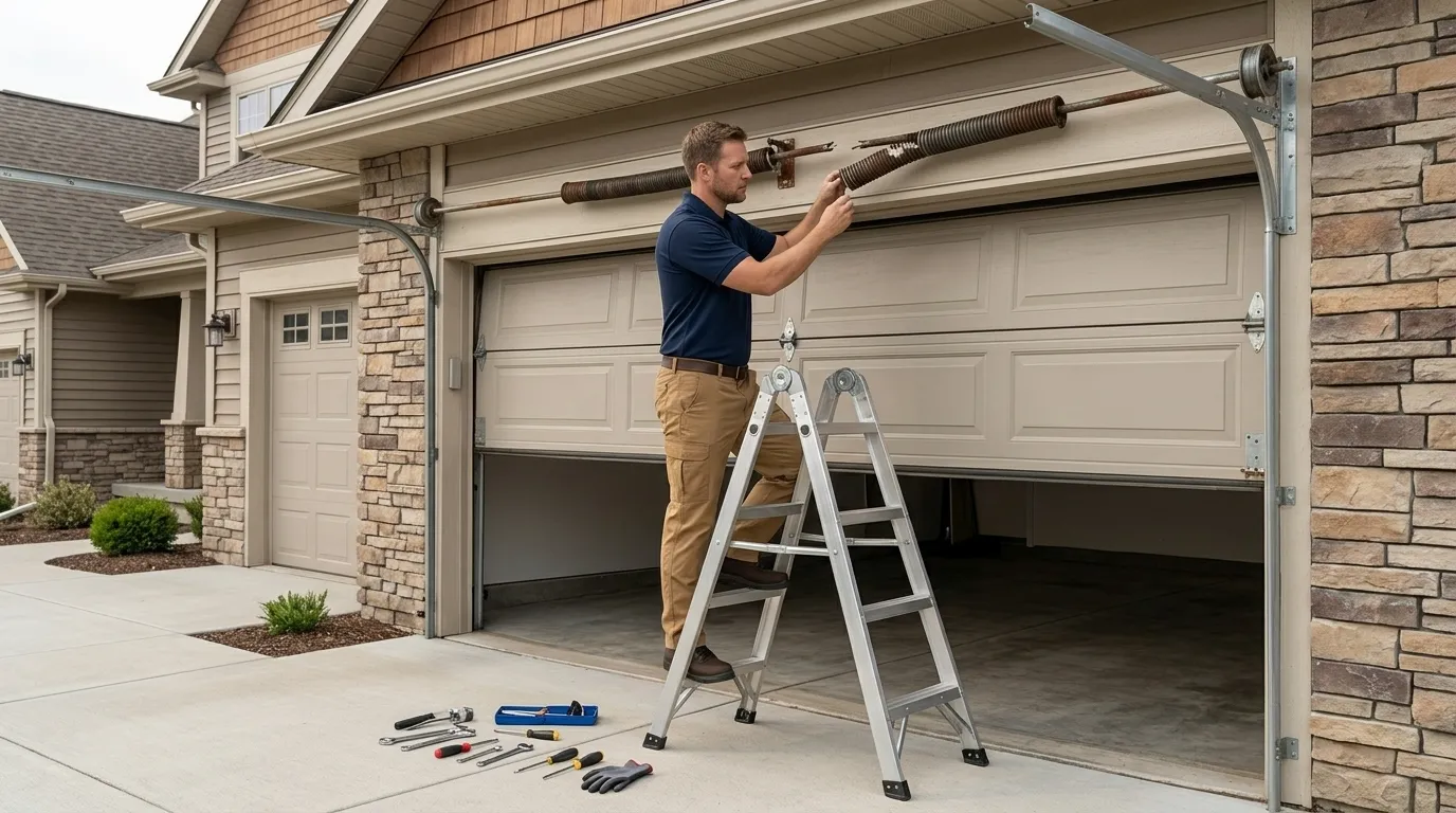 Repaired & tested - Chaska garage door service