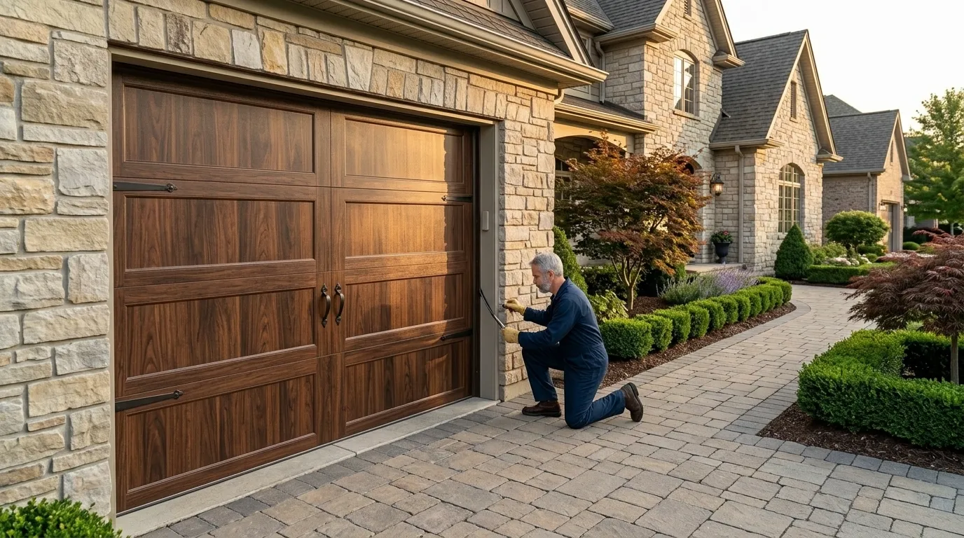 Repaired & tested - Chaska garage door service
