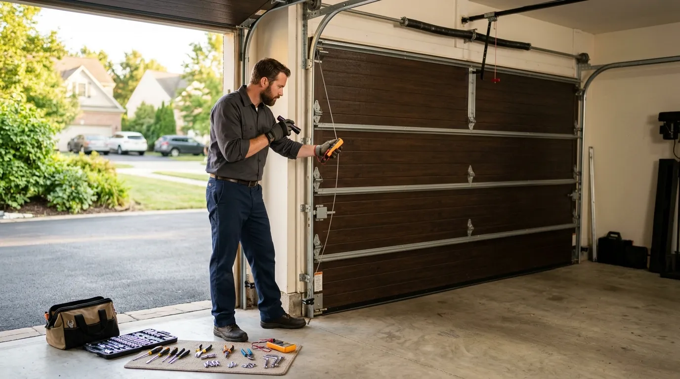 Repaired & tested - Chaska garage door service