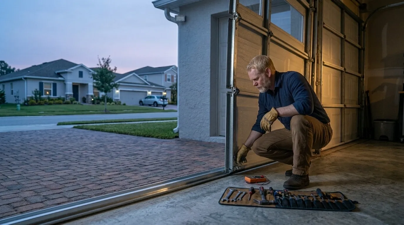 Repaired & tested - Chaska garage door service
